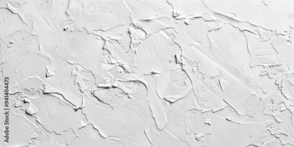 White textured plaster surface with uneven strokes. White textured plaster surface with uneven strokes.