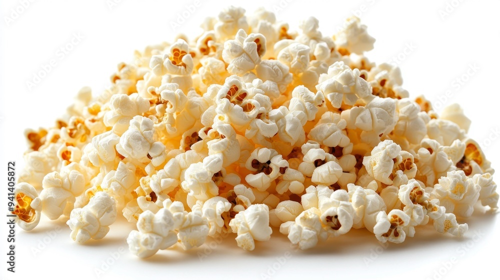 Pile of Freshly Popped Popcorn Generative AI Pile of Freshly Popped Popcorn Generative AI