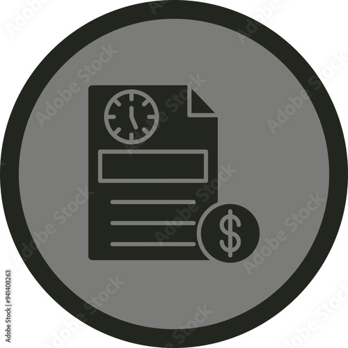 Deadline Icon Design