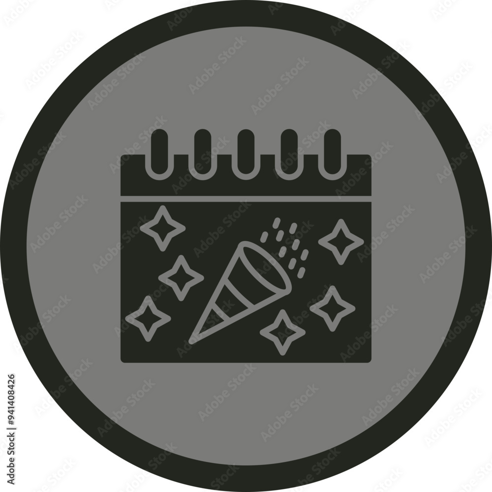 New year Icon Design