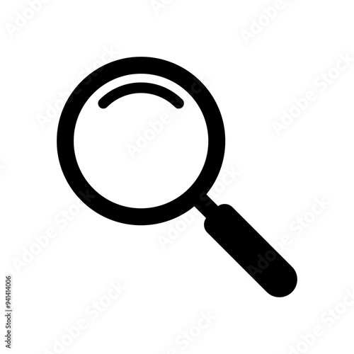 Wallpaper Mural Magnifying glass icon, magnifier or loupe sign. Web search icon. Torontodigital.ca