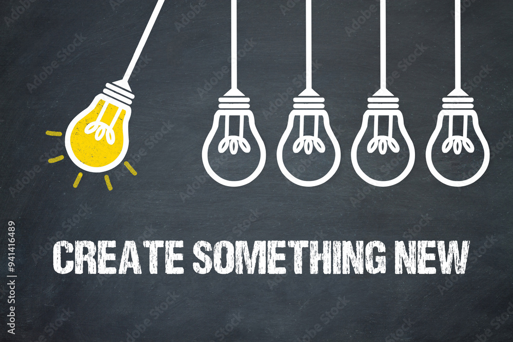 Fototapeta premium Create something new