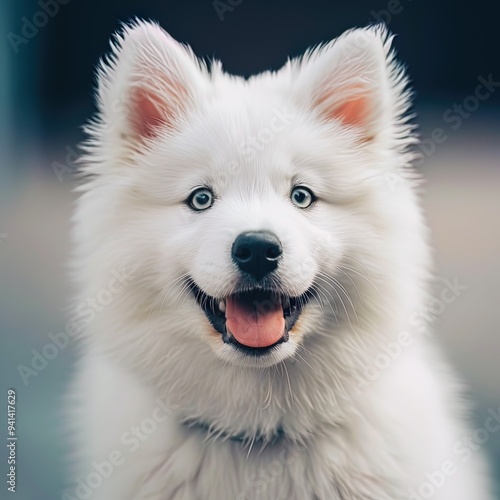 a cute white dog --stylize 50 Job ID: 765c815d-5841-475b-97ec-835e12b90b85