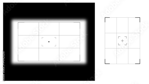 screen viewfinder preview camera photo frame overlay set