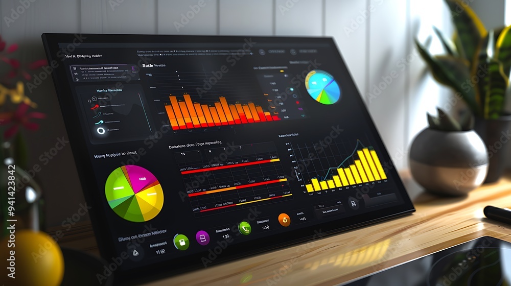 Sleek Nutritional Data Hub Interface with Detailed Charts and Interactive Tools Sleek Nutritional Data Hub Interface with Detailed Charts and Interactive Tools