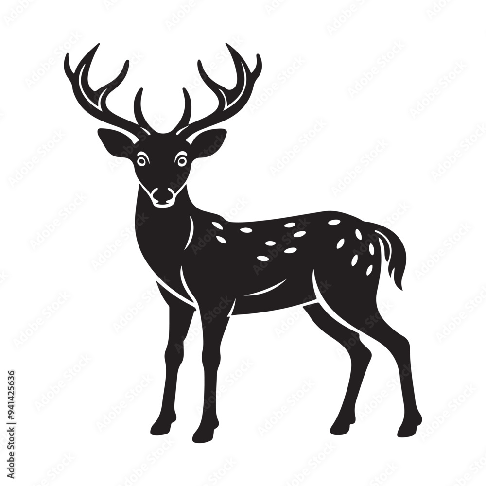 Versatile Deer Silhouette Vector Art Collection. Versatile Deer Silhouette Vector Art Collection.