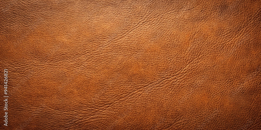 Fototapeta premium Brown leather texture with a soft and smooth finish, leather, texture, background, brown, material, vintage, luxury, elegant