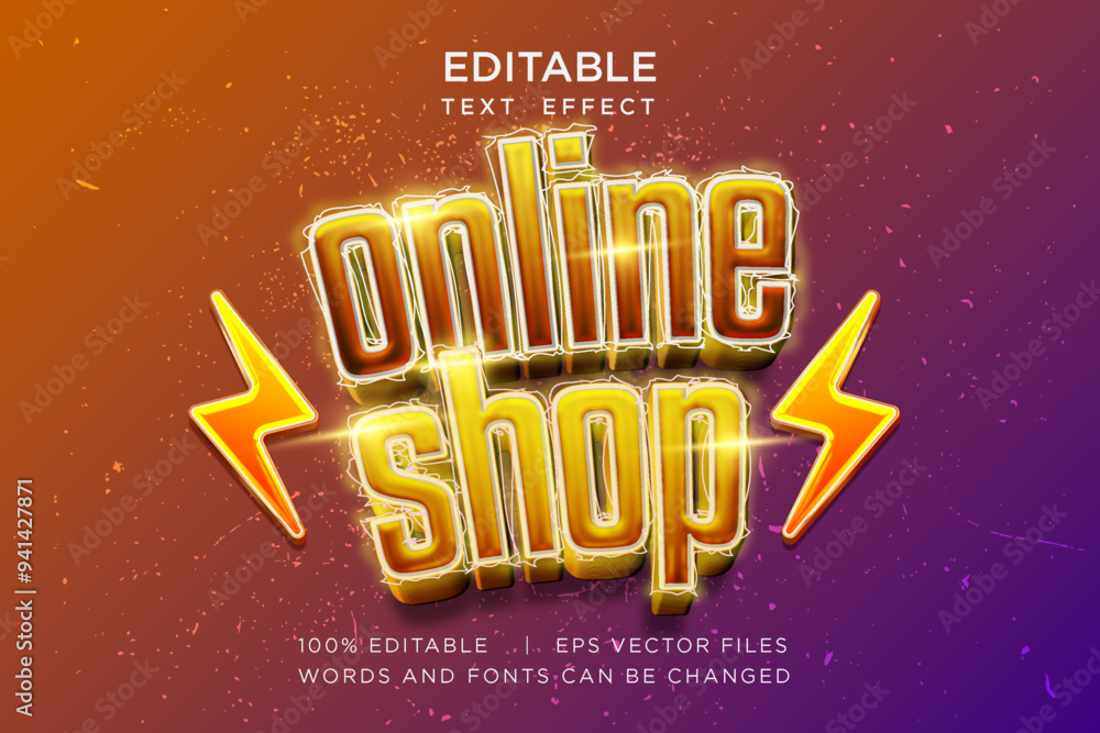 super flash sale editable text effect