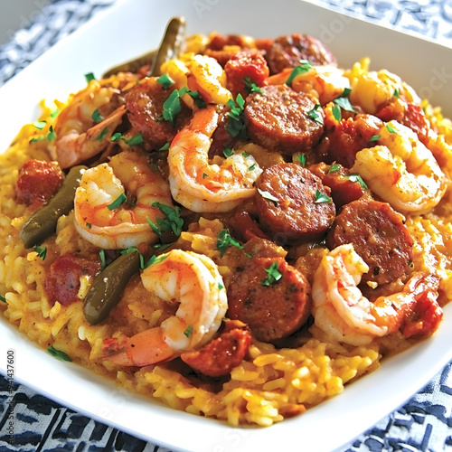 spicy jambalaya photo