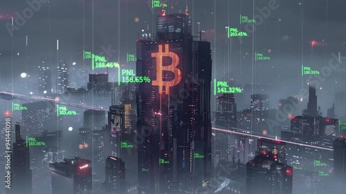 Bitcoin mining, short and long trades, rain of money