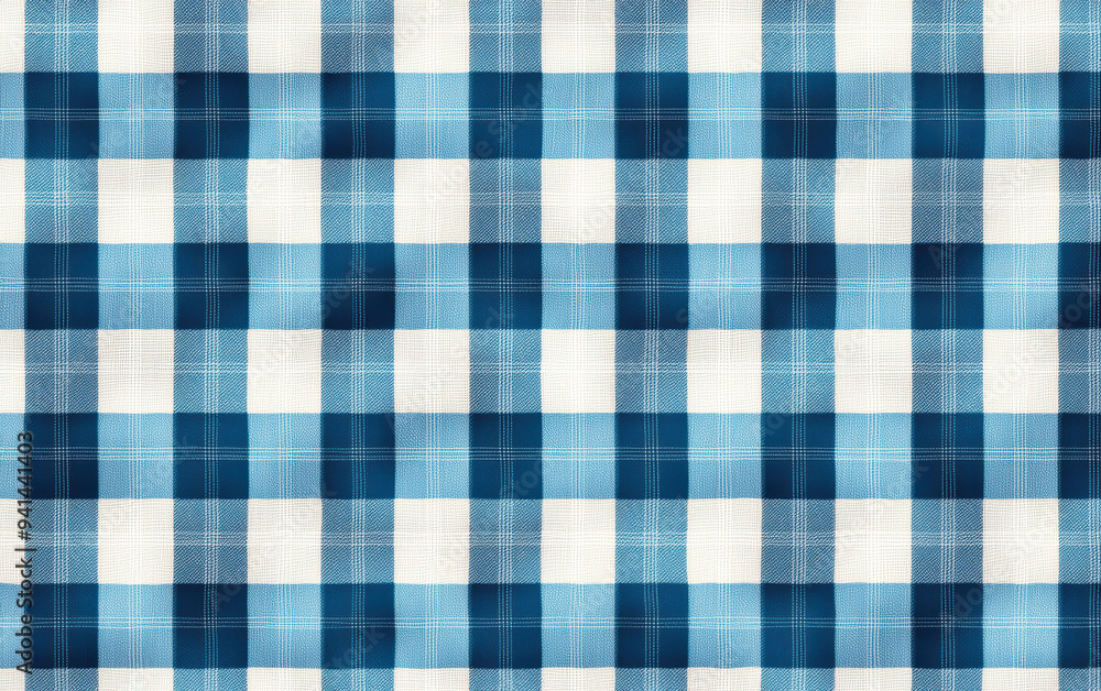 blue and white plaid fabric texture with intersecting lines creating a checkered pattern. Ideal for backgrounds, textiles, and designs. blue and white plaid fabric texture with intersecting lines creating a checkered pattern. Ideal for backgrounds, textiles, and designs.