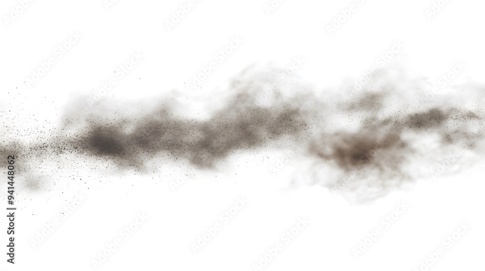 CG Floating Cloud of Dust Particles: A diffuse cloud of tiny CG dust particles, softly lit and suspended in mid-air on a white background.
CG Floating Cloud of Dust Particles: A diffuse cloud of tiny CG dust particles, softly lit and suspended in mid-air on a white background.