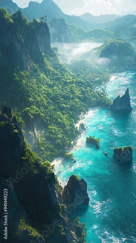 Epic mountain scenery with rugged terrain and expansive horizons wallpaper