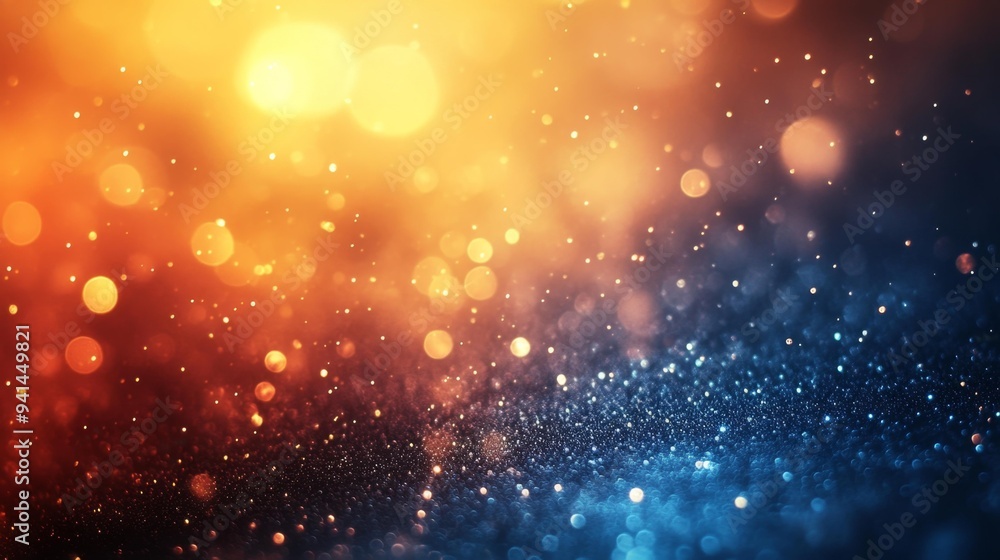 Fototapeta premium Colorful Abstract Bokeh Lights Generative AI