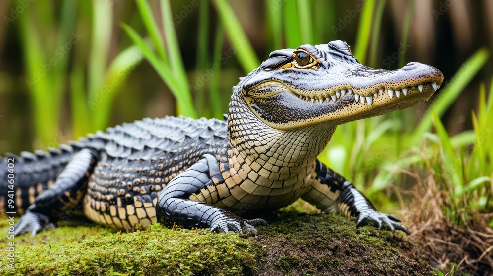 Obraz premium Alligator