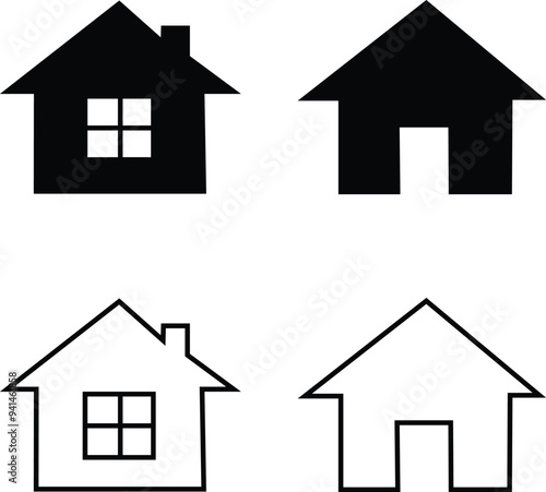 Web home icon for apps and websites, House icon, Home sign in circle or Main page icon. Home Flat Icon. Pixel Perfect. For Mobile and Web.