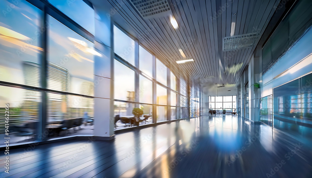 blurred background modern office interior blurred background modern office interior