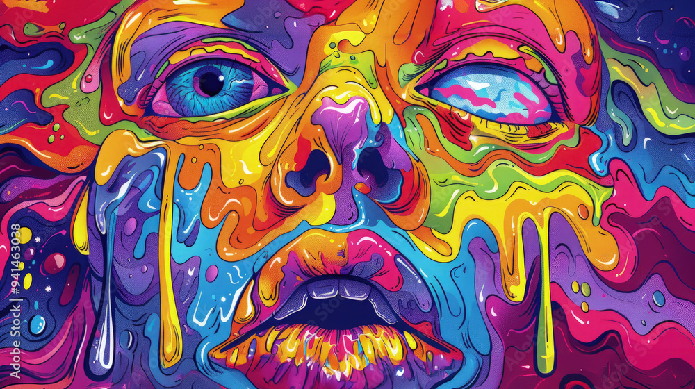 Hand drawn weird monster illustration for full print t-shirt design, outline style, hyper maximalism, heavy composition. Hand drawn weird monster illustration for full print t-shirt design, outline style, hyper maximalism, heavy composition.