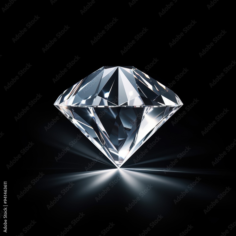Beautiful iridescent vibrant diamond on a textured dark background. Glare is clearly visible Beautiful iridescent vibrant diamond on a textured dark background. Glare is clearly visible