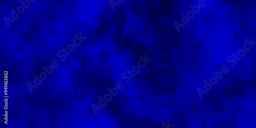 Blue grunge abstract background with space for your text,Blue misty dark background with smoke,Old and granulated blue paper, inflated blue smoke,Colorful blue textures for making flyer, poster,