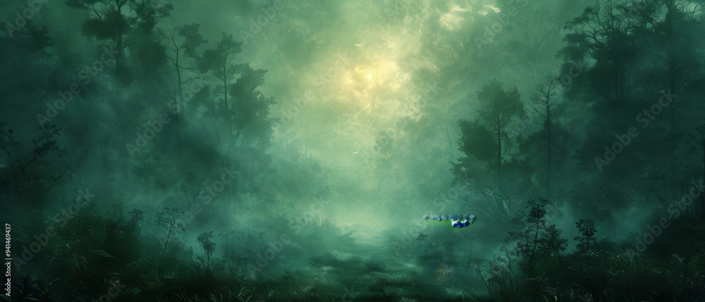 Obraz premium Mystical Forest Path