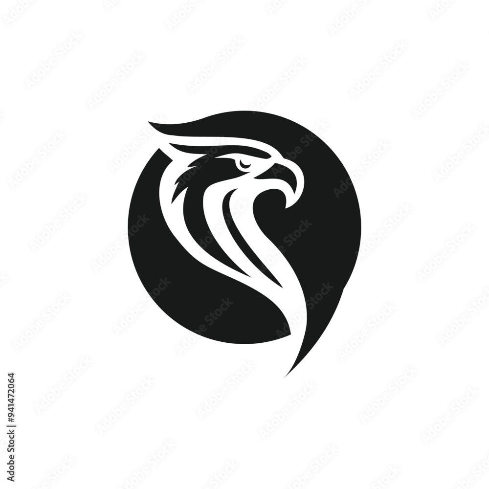 Eagle logo design vector icon with new idea concept creative Eagle logo design vector icon with new idea concept creative