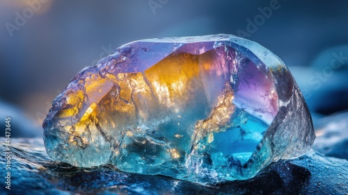 Alexandrite closeup display...