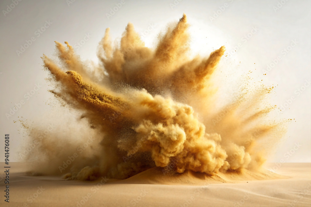 yellow sand explosion yellow sand explosion