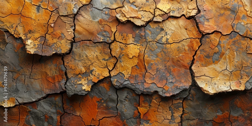 Aged Rusty Metal Texture, Abstract Pattern Aged Rusty Metal Texture, Abstract Pattern