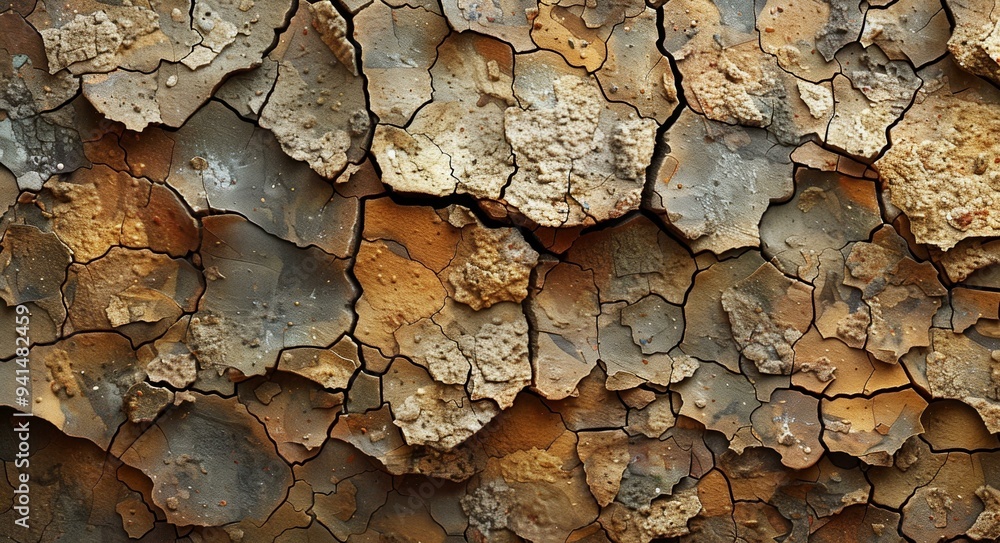 Rusty Texture Close-up | Painted Surface | Weathered Metal Rusty Texture Close-up | Painted Surface | Weathered Metal