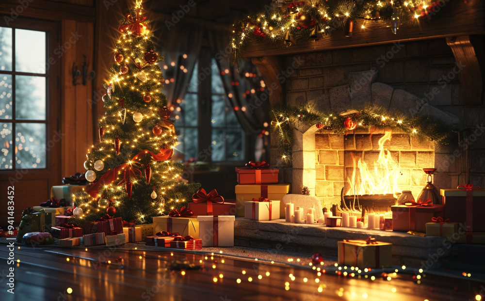 Obraz premium christmas tree 