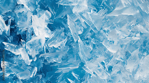 blue ice texture