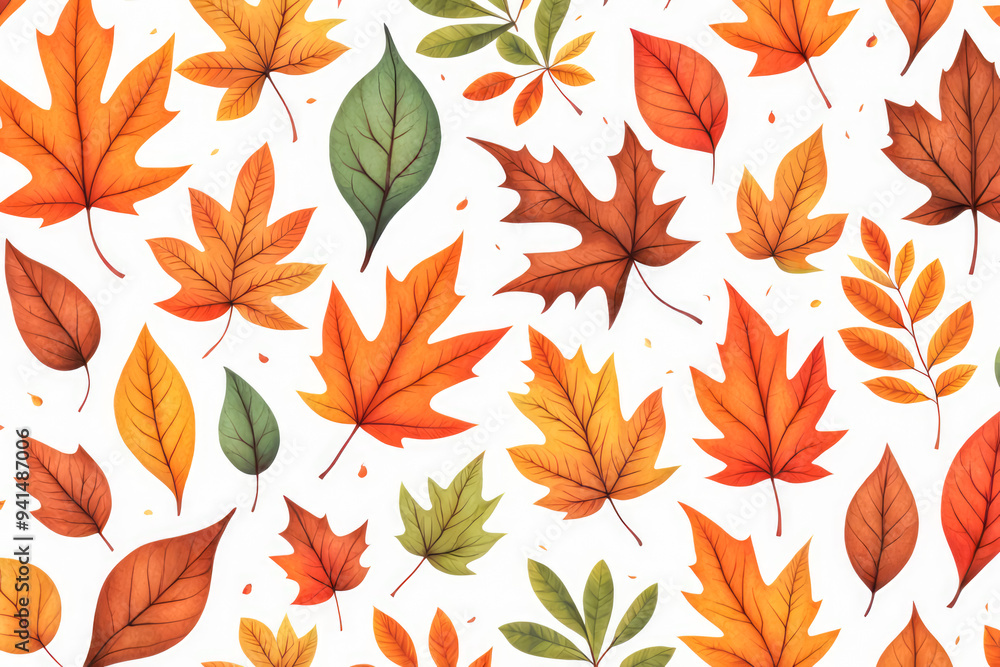 autumn leaves pattern background autumn leaves pattern background