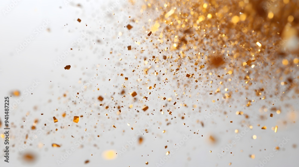 CG Render of Floating Particles: A swirl of tiny, glowing CG particles suspended in mid-air, contrasted against a pure white background.
CG Render of Floating Particles: A swirl of tiny, glowing CG particles suspended in mid-air, contrasted against a pure white background.