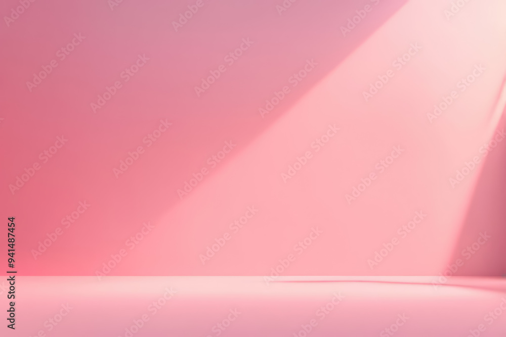 pink wall background with shadow for highlight product display presentation pink wall background with shadow for highlight product display presentation