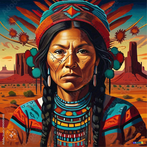 navajo_sandpainting_artwork_featuring_a_woman_ancient_and_spiritual_themes_traditional_style_vibrant_and_vivid_colors_highly_detailed_intricate_patterns_cultural_significance_masterpiece_digital_art_b