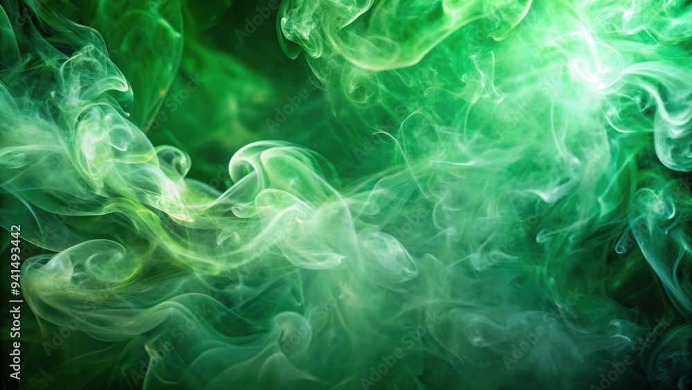 Abstract green background with swirling smoke , smoke, haze, art, dreamy, mysterious, backdrop, abstract, concept, medium shot, mist, swirl, design, background, ecology, atmospheric Abstract green background with swirling smoke , smoke, haze, art, dreamy, mysterious, backdrop, abstract, concept, medium shot, mist, swirl, design, background, ecology, atmospheric