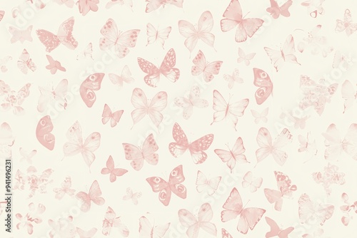 Seamless butterfly pattern cool wallpaper