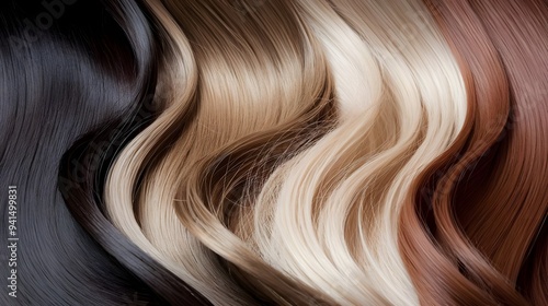 Colorful Hair Extensions - Different Styles and Shades