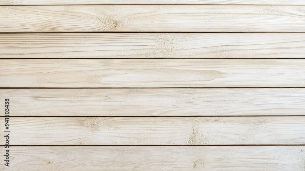 Light-colored wooden planks with subtle grain patterns and a smooth finish, providing a clean and modern background Light-colored wooden planks with subtle grain patterns and a smooth finish, providing a clean and modern background