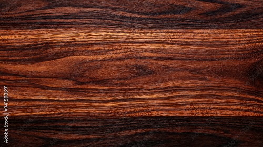 Top view of a polished wooden surface with rich tones and subtle grain, perfect for a warm and inviting background Top view of a polished wooden surface with rich tones and subtle grain, perfect for a warm and inviting background
