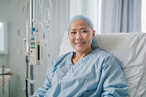 Wallpaper Mural Asian woman, 50 years old, cancer patient Torontodigital.ca