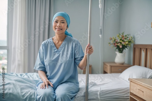 Wallpaper Mural Asian woman, cancer patient Torontodigital.ca