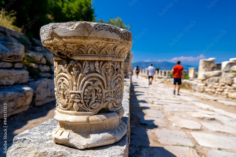 Exploring the ancient city of Ephesus, Turkey