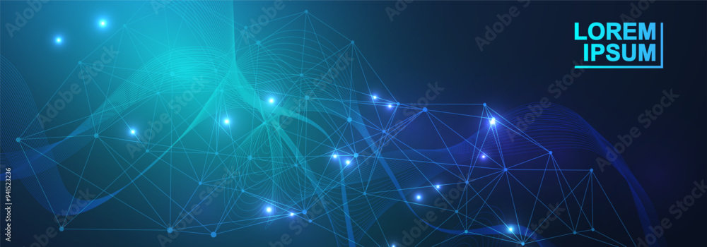 AI technology abstract background. AI generative art creative banner concept in the digital style. High tech poster with place for text. Futuristic design element. AI technology abstract background. AI generative art creative banner concept in the digital style. High tech poster with place for text. Futuristic design element.