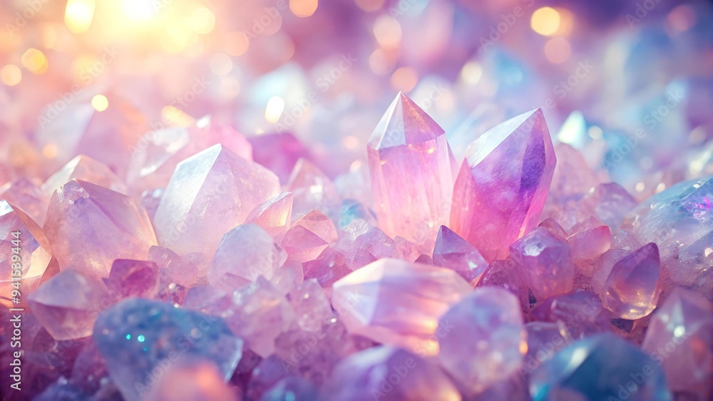 Captivating Rose Quartz Shimmer for a Website Background generative AI Captivating Rose Quartz Shimmer for a Website Background generative AI