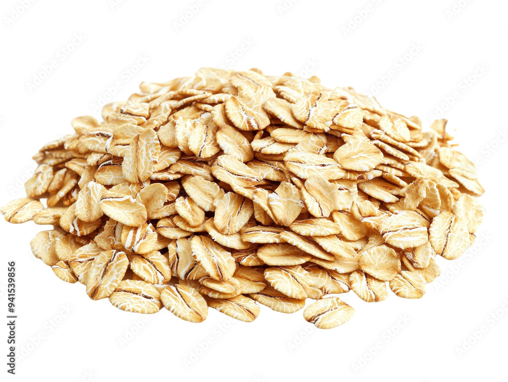 Pile of raw oats on a white background. PNG transparent. Pile of raw oats on a white background. PNG transparent.