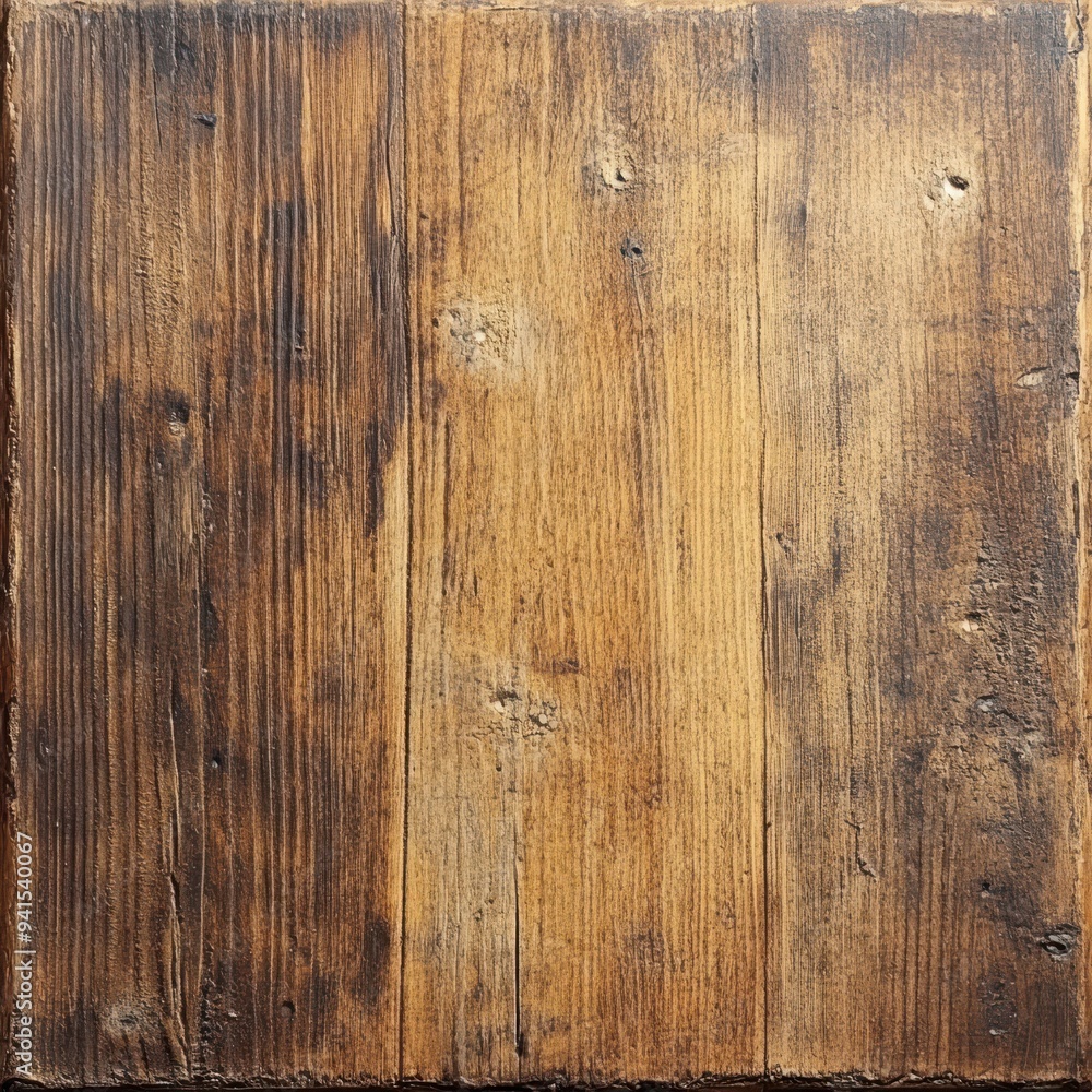 Naklejka premium Smooth Light Brown Wooden Planks with Subtle Grain Patterns