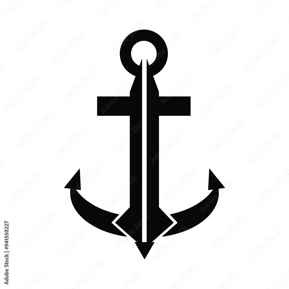 Anchor icon Logo Template vector illustration Anchor icon Logo Template vector illustration