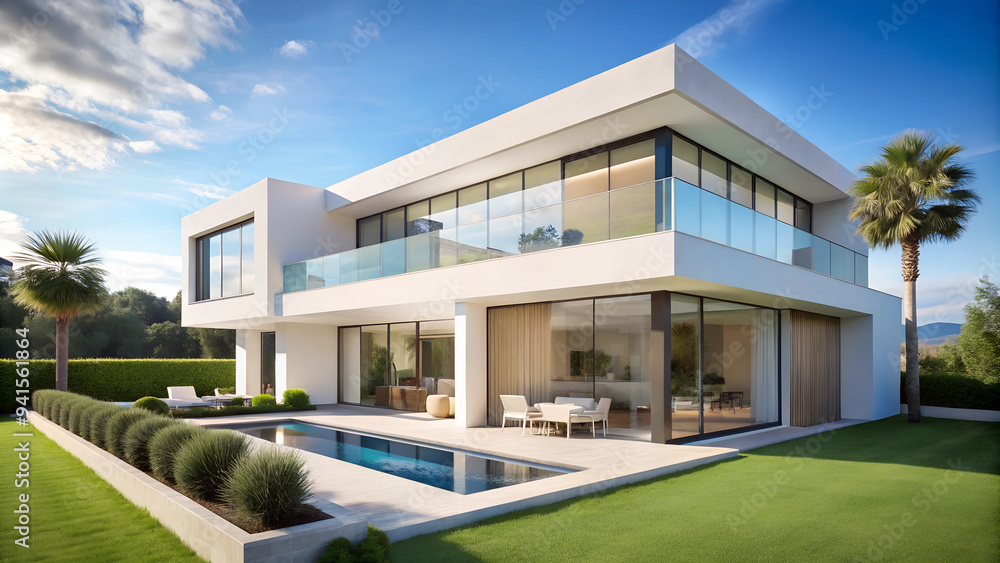 Modern Spanish House, Urban Architecture Modern Spanish House, Urban Architecture